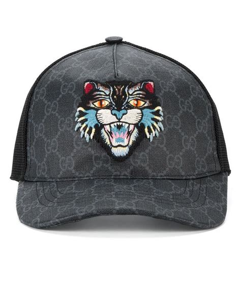 gucci angry cat baseball cap price|Gucci angry cat resale.